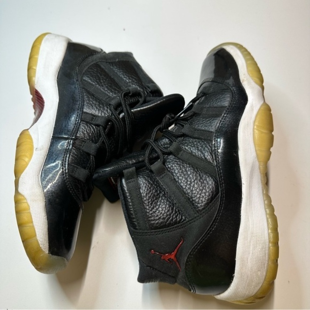 Nike Air Jordan Size 7Y Women’s 8.5  Black Shoes XI 11 Retro 72-10 GS 378038-002 - Picture 7 of 10